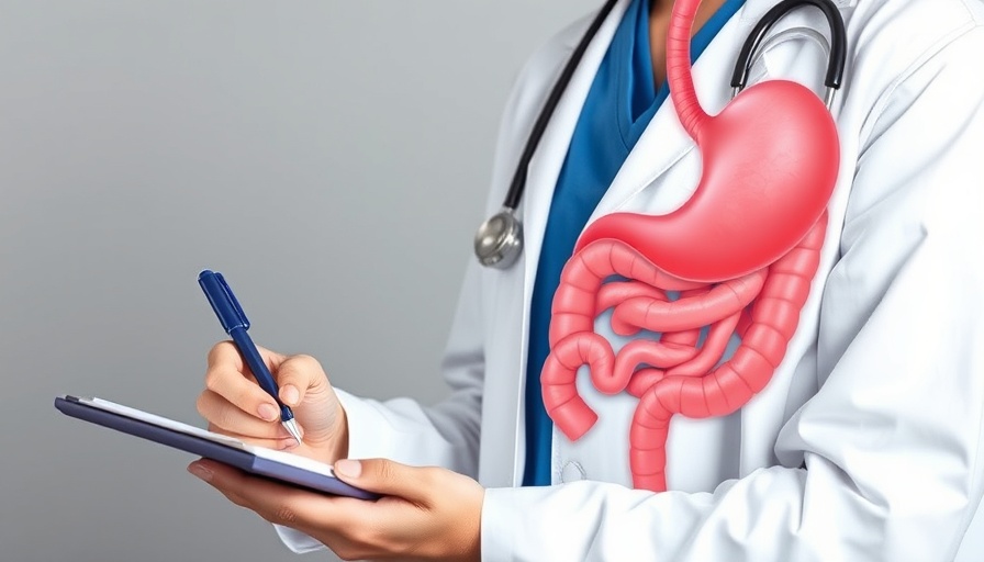 Doctor examining stomach for gender differences in gastroparesis outcomes.
