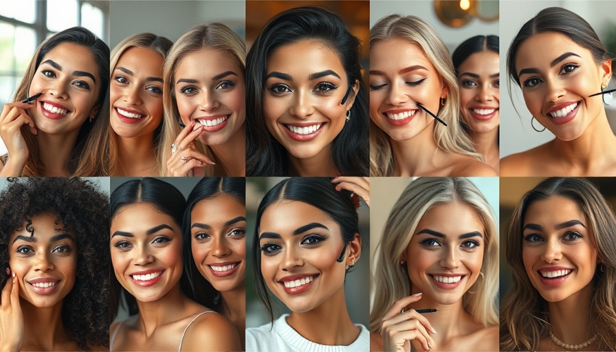 Diverse women showcasing long-lasting eyeliners in a collage.