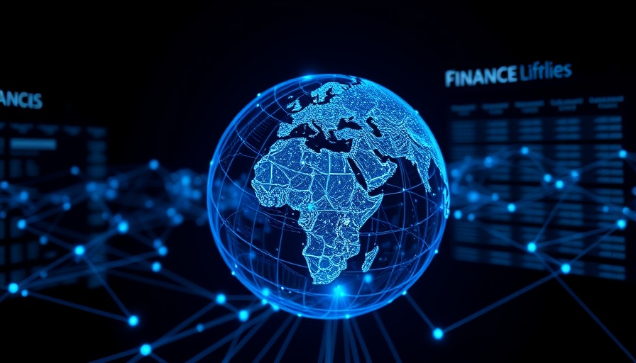 Digital globe representing Navigating Mortgage Challenges with finance text.
