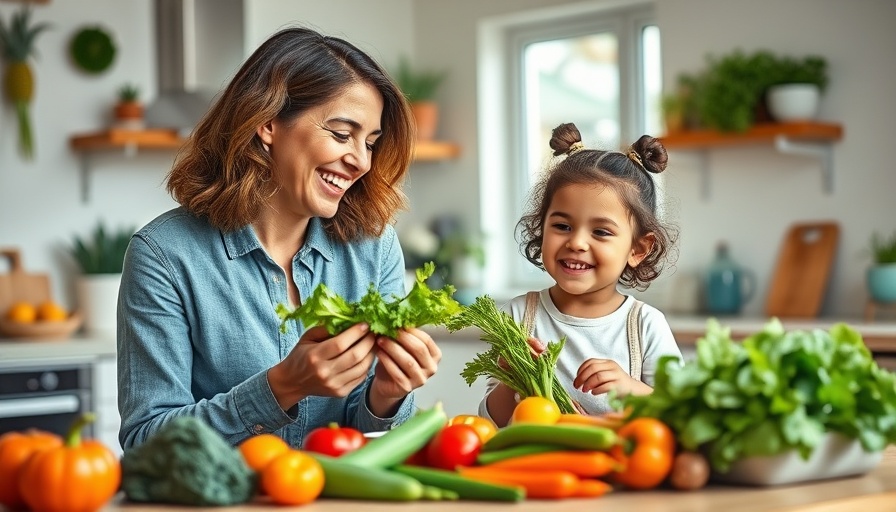 Mother and daughter eating vegetables for Alzheimer's prevention strategies