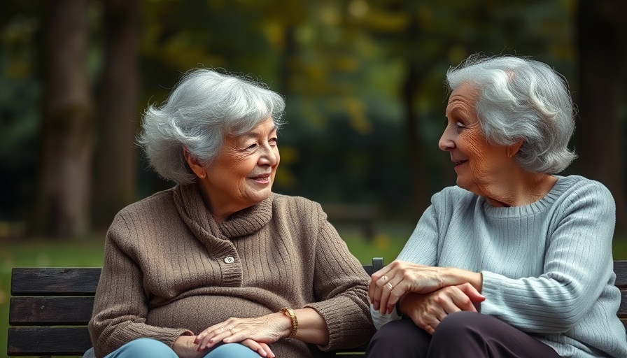 Elderly women on park bench, elder financial abuse concept.