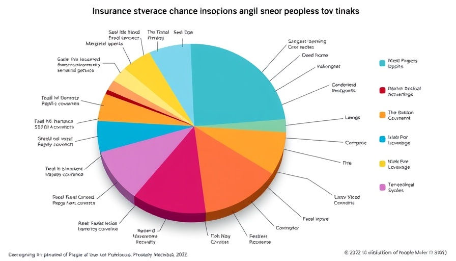 Pie chart of SNAP spending cuts and health coverage distribution 2022.
