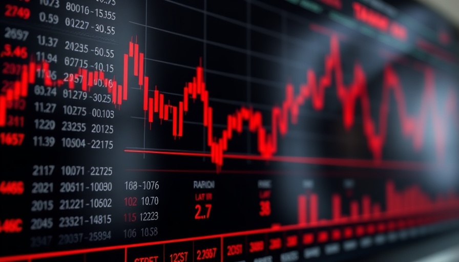 Financial report showing market trends and economic implications graph.