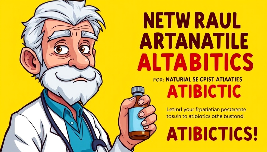 Veterinarian promoting natural antibacterials for pets.