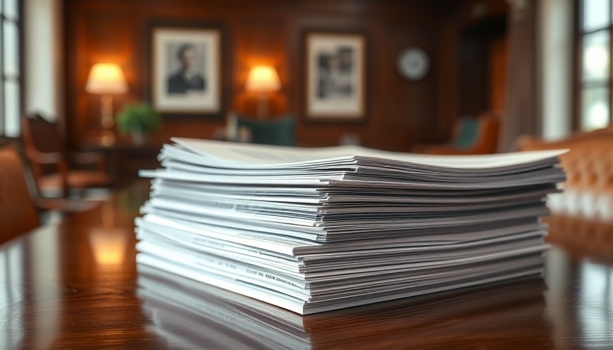 Stack of printed documents like Trump's 'big beautiful bill'