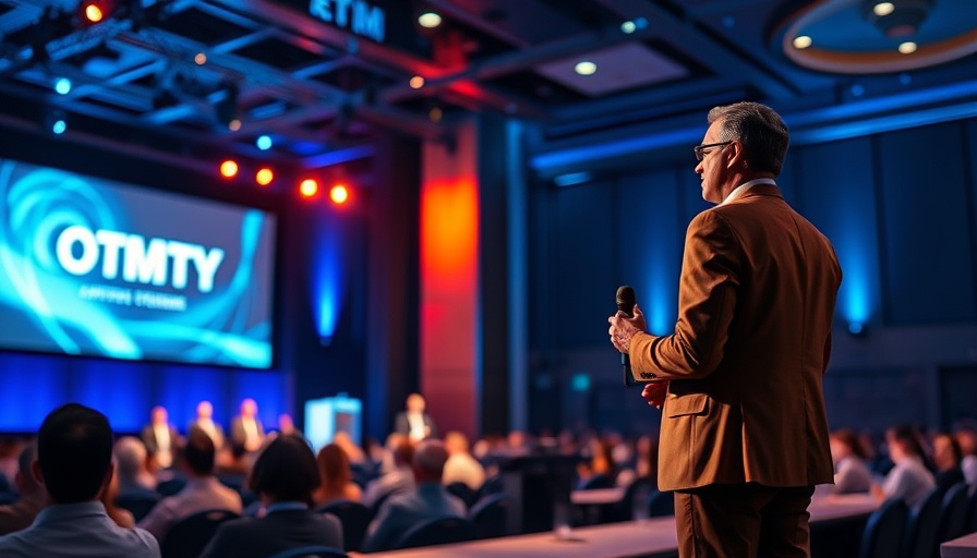 Optometry Meeting 2025 Highlights: Speaker at conference stage.