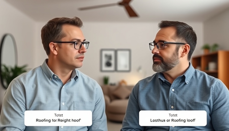 Virtual interview about roof life expectancy with two men.