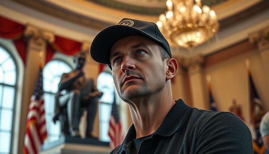 Musk launches new political party, thoughtful in opulent room.