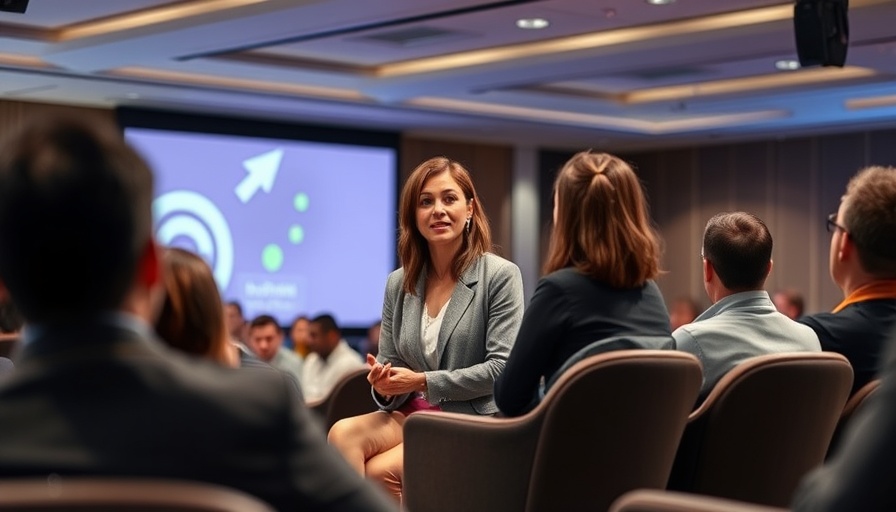 Speaker at real estate conference discusses industry changes.