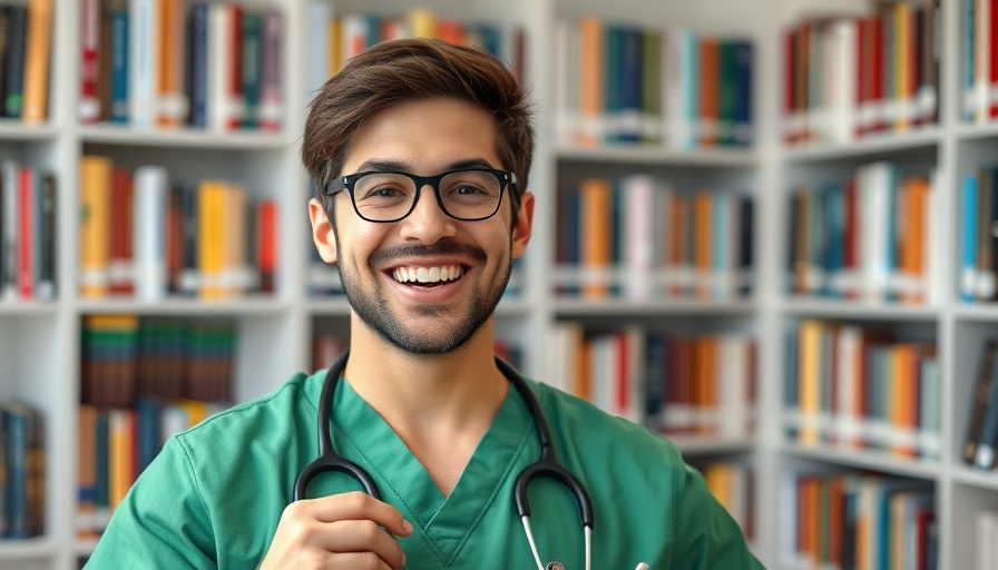 Veterinarian discusses viral infections in pets with bookshelf background.