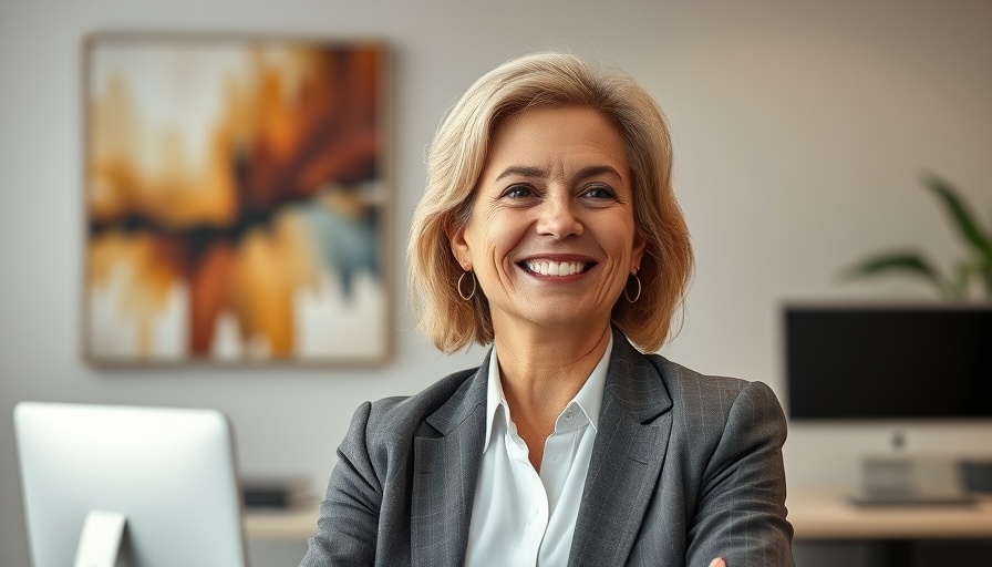 Professional woman in office discussing the housing market in 2025.