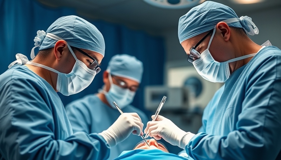Surgeons performing TAVI procedure, enhancing anesthesia with Remimazolam.
