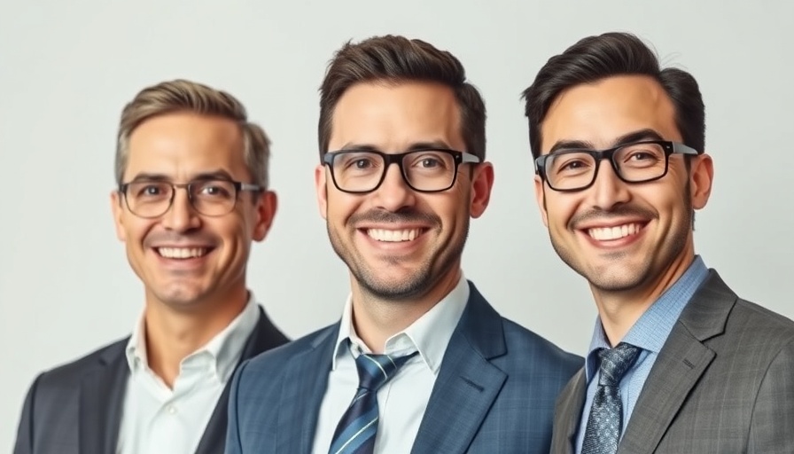 ViaLase Executive Leadership Changes features portrait of three smiling business executives.