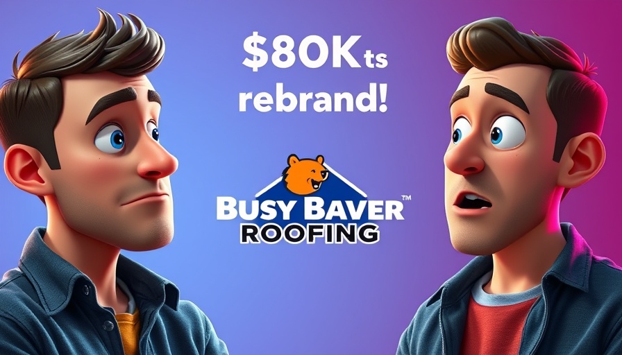 Discussion about roofing rebrand success with Busy Beaver logo.