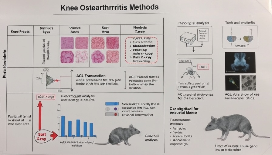 Diagram of joint instability methods in knee osteoarthritis study.