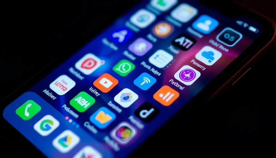 AI app icons on smartphone screen display invest in AI industry growth.