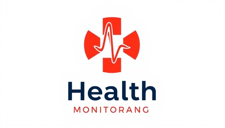 Minimalist health logo symbolizing wellness and monitoring.