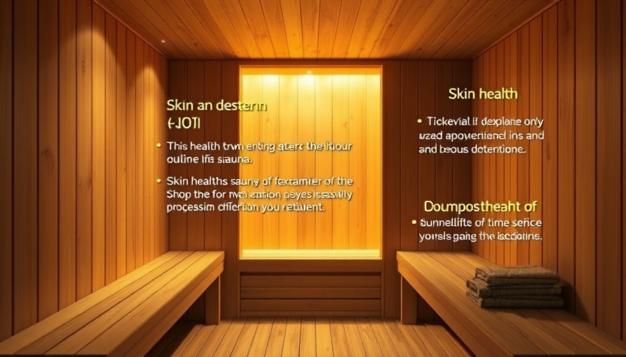 Modern sauna interior highlighting benefits of sauna for skin health.