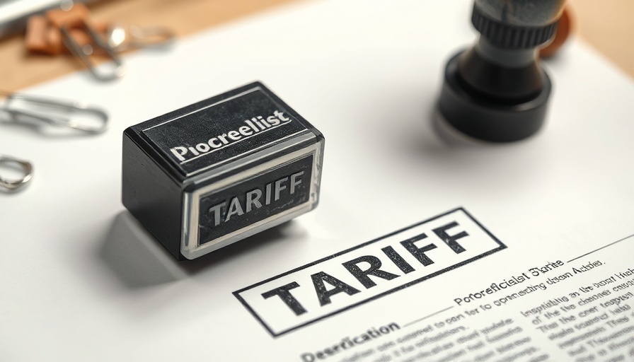 New Tariffs Impact Optical Industry report with stamp.