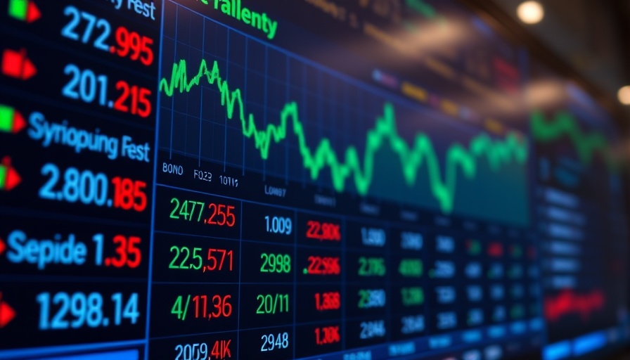 CPI Reaction Market Analysis on financial display