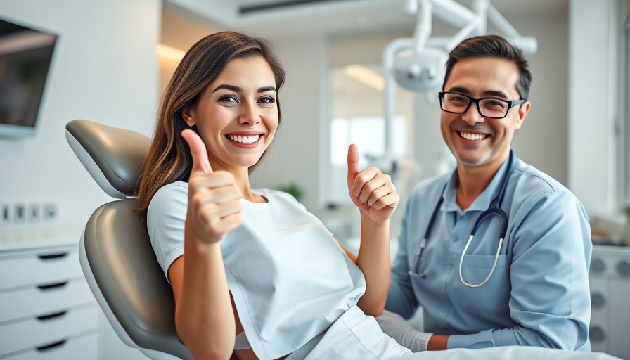 Smiling woman accessing dental care without insurance in modern office.