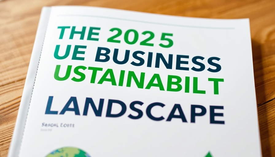 Sustainability spending US companies report cover.