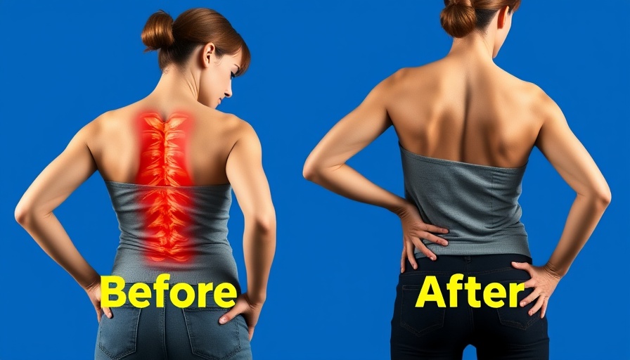 4 Simple Exercises For Back Pain Relief: Before and after transformation.