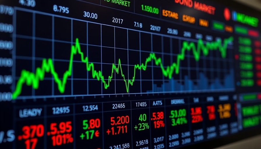 Bond market volatility represented in a detailed graphical update.