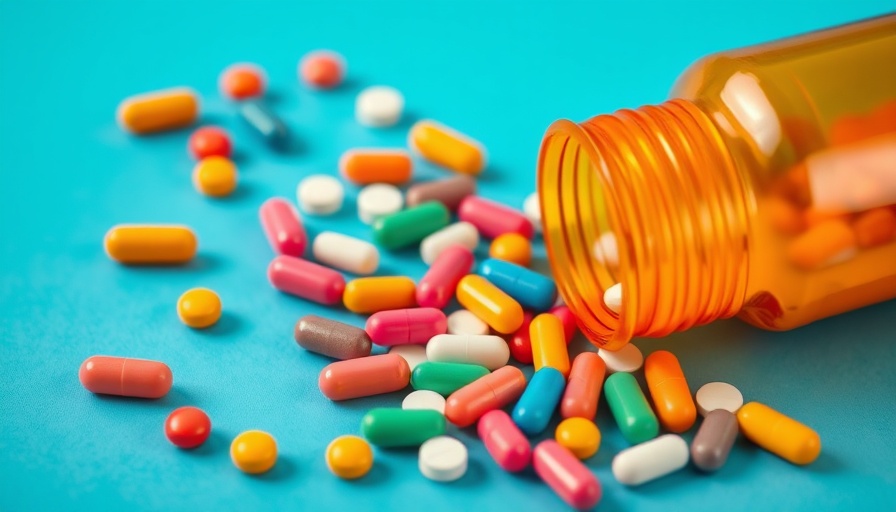 Medication pills and pharmacy banner highlighting PCI standards crackdown.