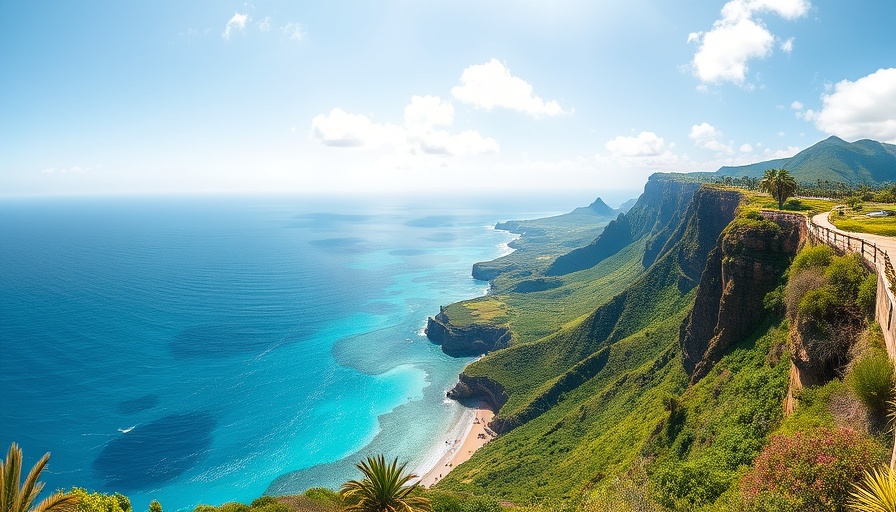 Stunning coast of the Canary Islands, ideal to retire.