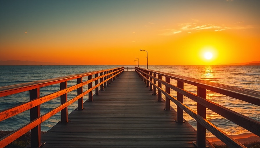 Boardwalk sunset in most tax-friendly state for retirement.