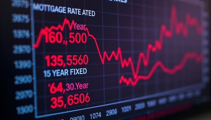 Graph displaying lowest mortgage rates since early October.