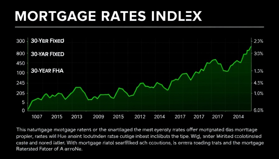 August 2025 mortgage rates chart showing low rates trend.