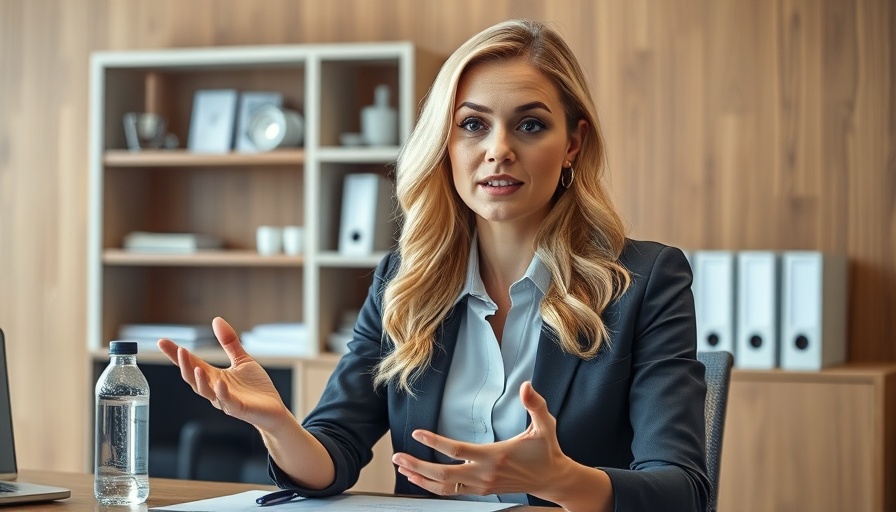 Professional woman in office discussing August Mortgage and Housing Update.