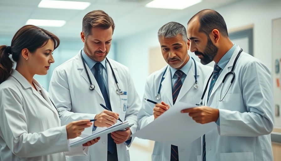Doctors discussing patient appointments, Tamil Nadu health sector overhaul.