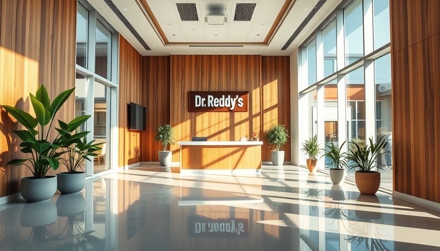 Dr Reddy's Labs reception area with modern design.