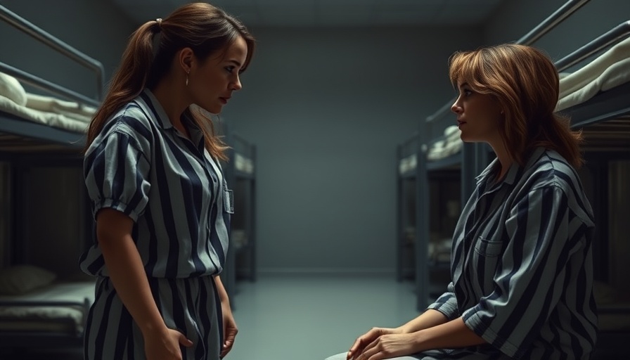 Scene from a film about pro-life black women in prison cell.
