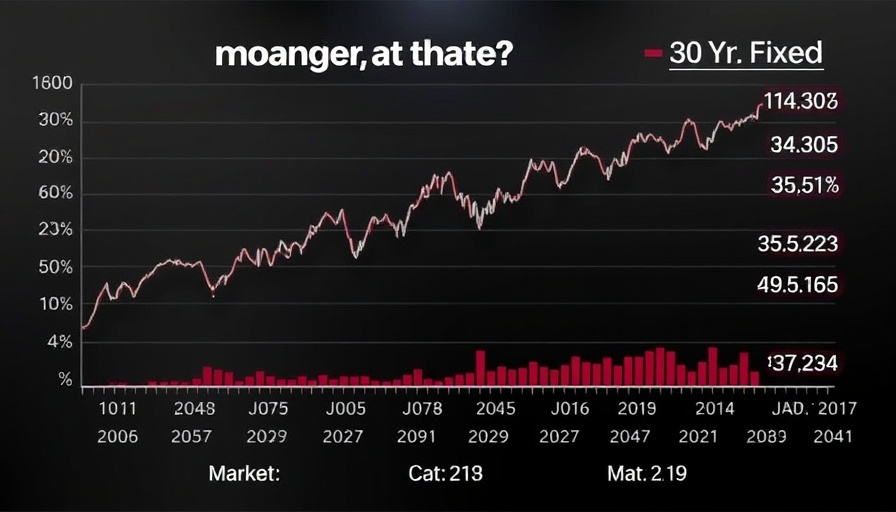 Mortgage rates steady shown on a financial chart with graph.