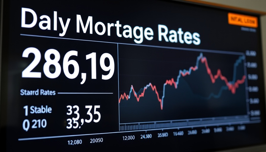 Digital mortgage rates index showing steady values.