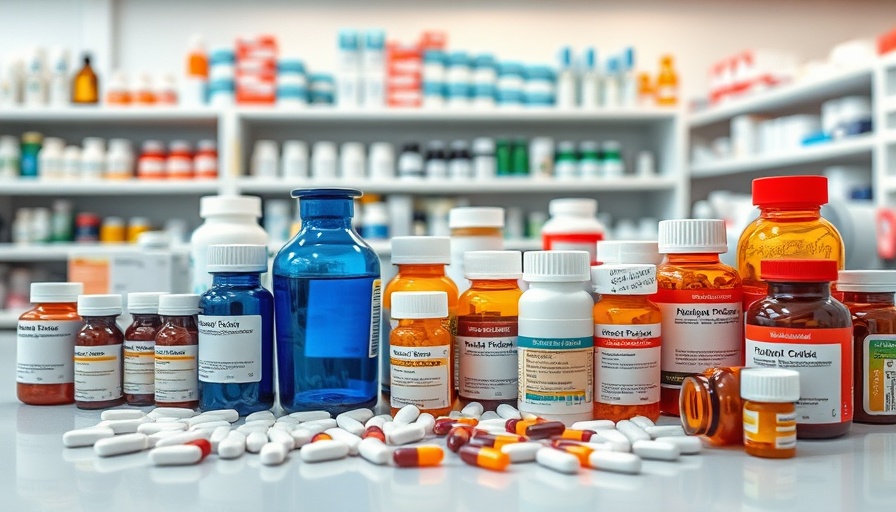 Assorted medicines on pharmacy counter, highlighting Punjab prescriptions.