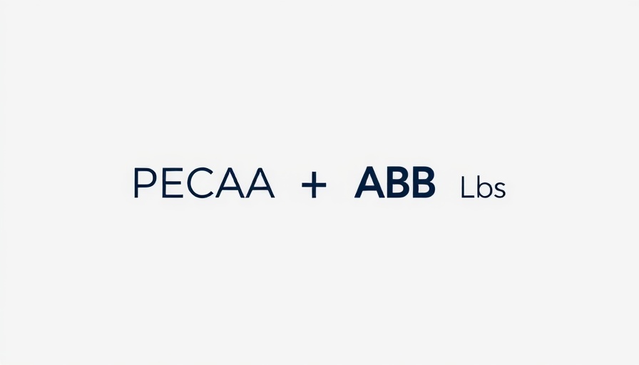 PECAA and ABB Optical Group Partnership logos