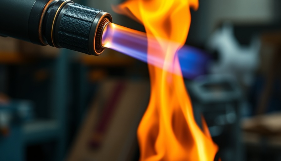 Denim insulation fire hazard demonstrated with torch flame.