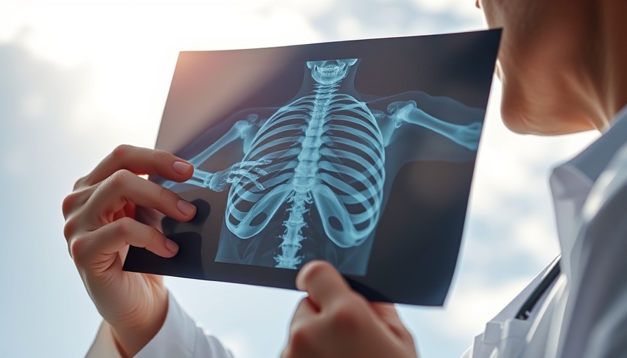 X-ray image of bones symbolizing postmenopausal women osteoporosis risk.
