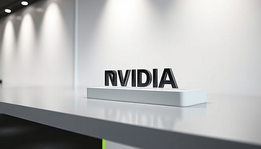 Nvidia logo on a white backdrop, symbolizing earnings report.