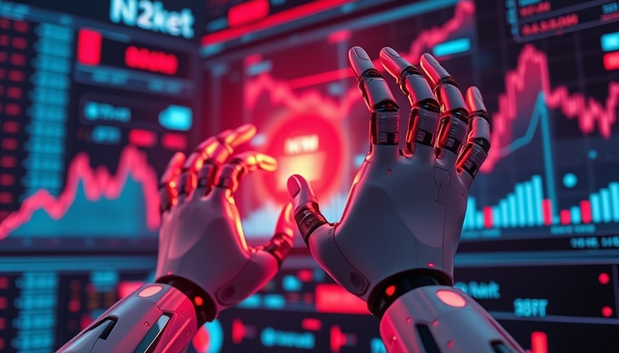 Futuristic robotic hands illustrating why to never share financial data with ChatGPT.
