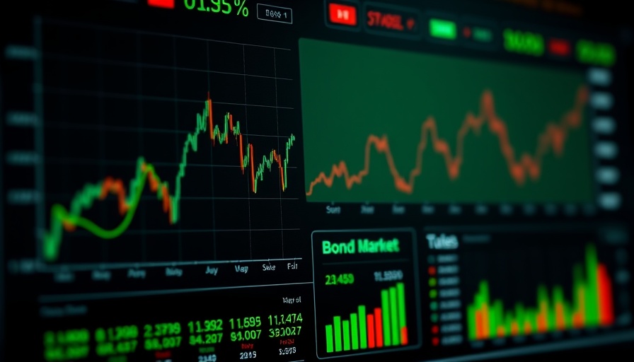Bond market slow start dashboard with rates and graphs.