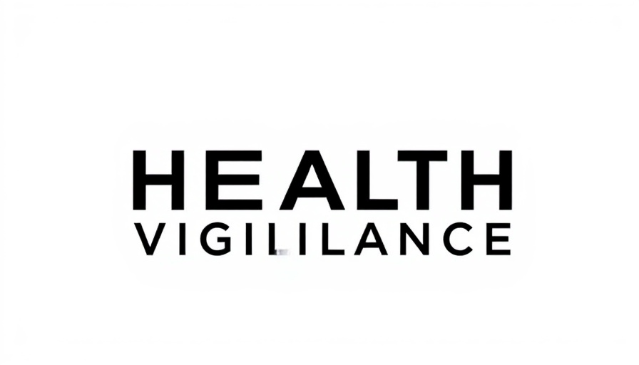 Health logo symbolizing medical vigilance on a white background.