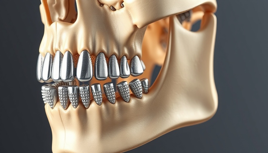 3D rendering of titanium mesh for guided bone regeneration