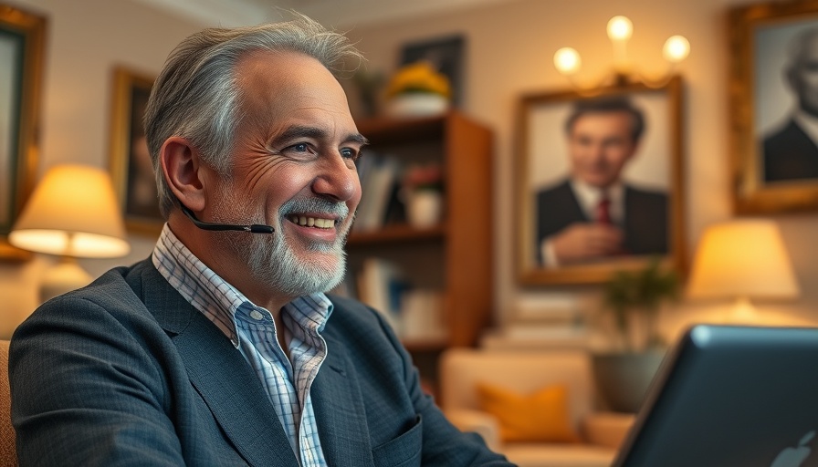 Middle-aged man discussing in a cozy room for diabetes management insights.