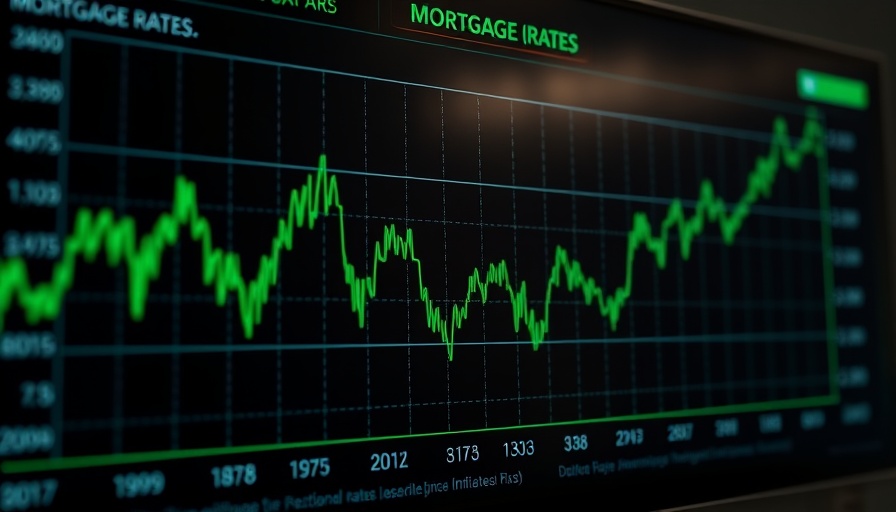 Current mortgage rates trends with graphical trend chart and index.